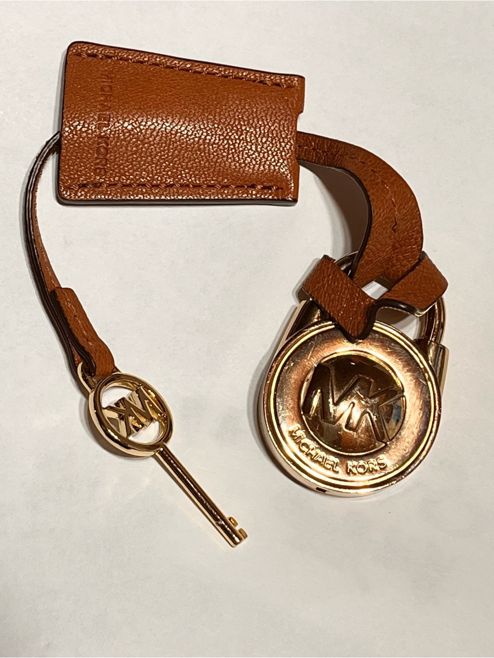Michael Kors Lock & Key Gold Brown